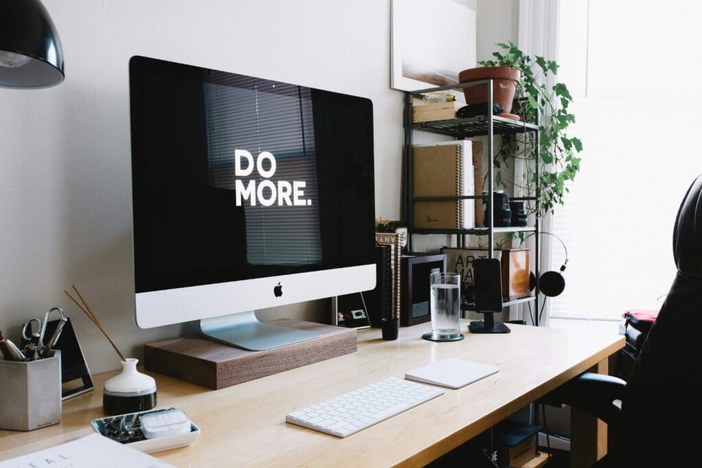 organised desk